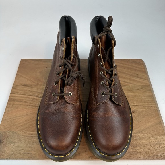 New Mens Dr Marten Saxon 939 Tan Boot Casual Combat‎ Boots Size 14 M main image 4